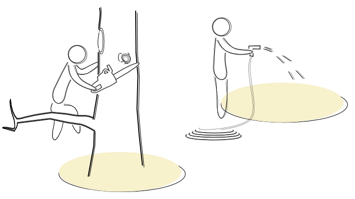 údržba zahrad a kácení